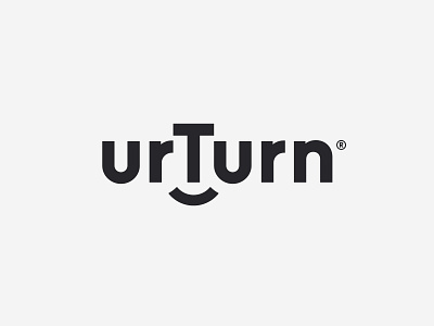 urTurn app logo branding education identity logo software