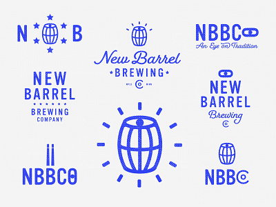 New Barrel Exploration beer branding brewery logo brewing identity logo