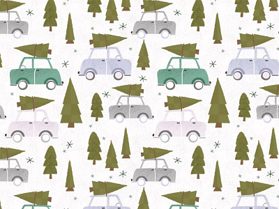 A Griswold Family Christmas christmas christmas trees christmas vacation december graphic design illustration pattern pattern design