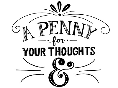 Penny for your Thoughts before and after hand lettering ipad pro johnnyswim lettering lyric procreate