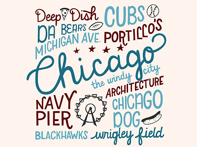 Chicago Pride chicago chicago love chicago pride hand lettering lettering typography