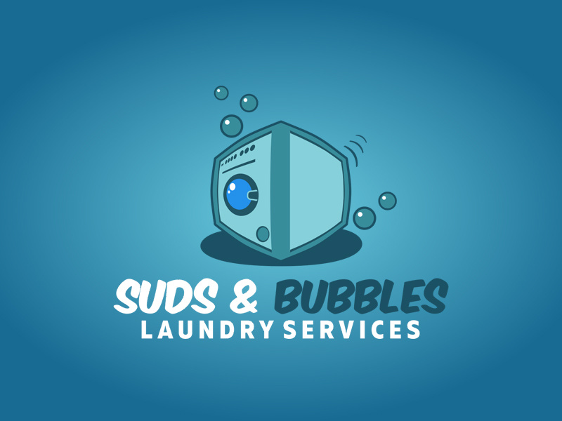 Suds and Bubbles Laundry Services by Vladimir Miletic on Dribbble