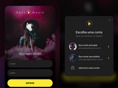 Daily UI #01 - Signup Spotmusic