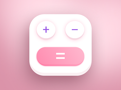 Daily UI 05 - App icon calculator app concept dailyui design interface ui