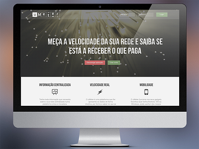 uMeter clean design flat minimal ui user experience user interface web website
