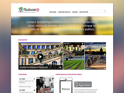 Toulouse Mockup design ia mockup ui ui design web webdesign