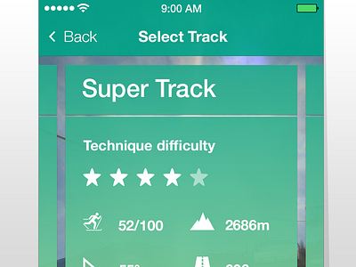 Track Preview 7 design flat flat design ios ios 7 iphone race racing rating simple