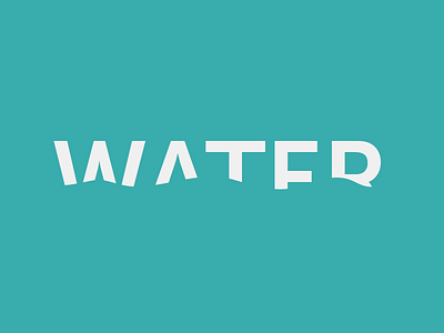 Water logo concept blue brand branding logo mark water