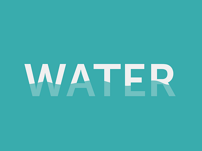 Water V2 blue brand branding flat flat logo logo mark rebound ui water