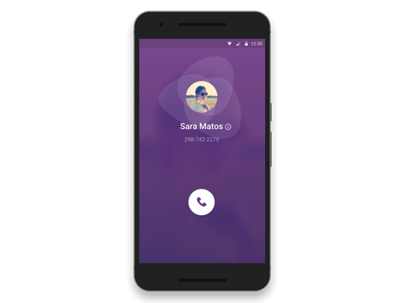 Accept Call Animation accept call android animation call mobile