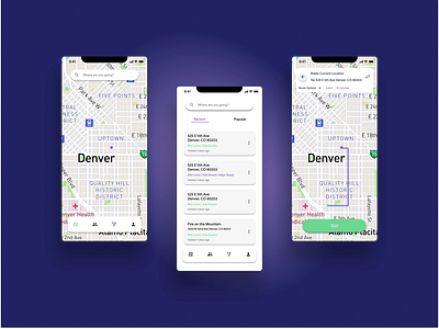 [Design Challenge] Bike Transit App auto layout bike map design bike navigation design challenge figma map design mobile design navigation routes produ product design responsive design ui