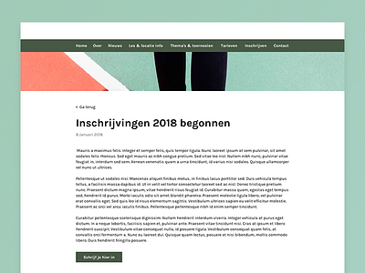 Tennis School webdesign webdesign