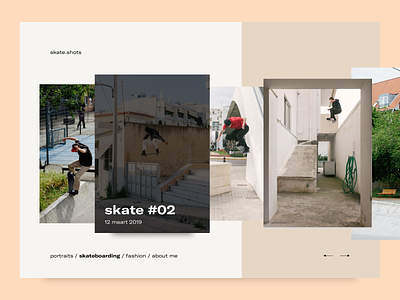 skate.shots Concept photography webdesign