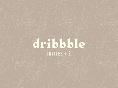 2 dribbble invites!