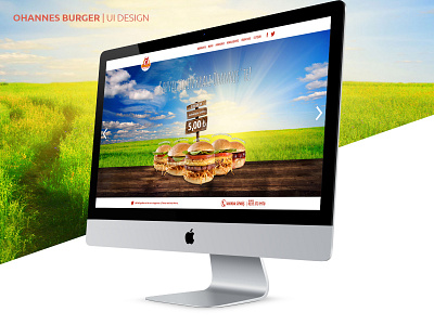 Ohannes Burger | UI/UX Design art clean design direction homepage ui user interface ux web website