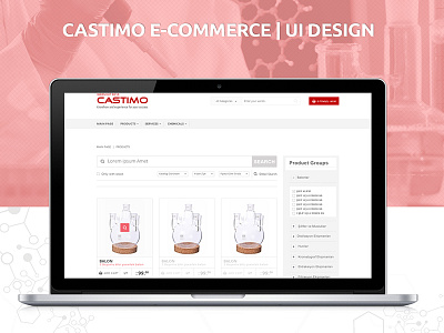 Castimo E-Commerce UI Design design graphic interface ui user webpage