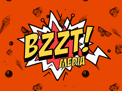 Bzzt! Media Logo Design art design graphic graphic design logo
