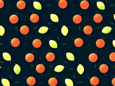 Lemon & Orange Pattern pattern