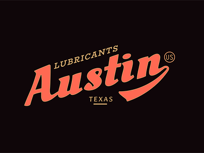 Austin Lubricants - Brand Design austin branding type usa