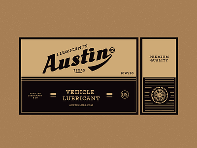 Austin - Packaging Concepts cars design label logo packaging texas typography usa
