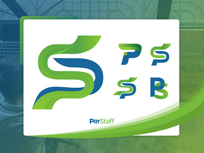Paystaff Logo Studies logo logo studies monogram payroll ps