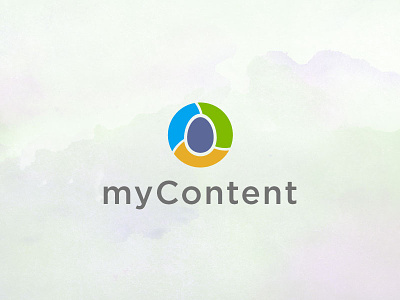 My Content Logo color egg logo symbol vector visualcookies