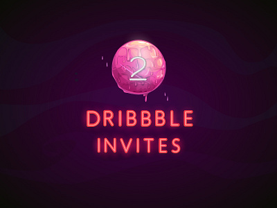 2 Dribbble Invites 2 invites giveaway uxtaste.com