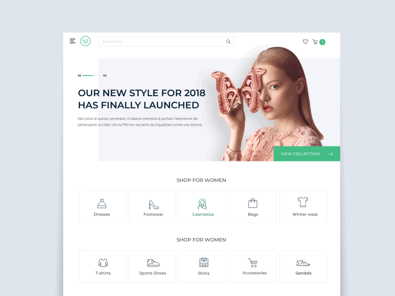 Ecommerce Landing Page