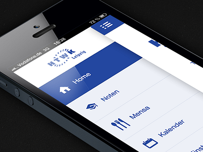 HTWK Leipzig - iPhone App UI