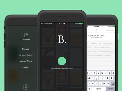 Buch. – Reading Tracker Concept app books clean progress reading reading app tracker typography