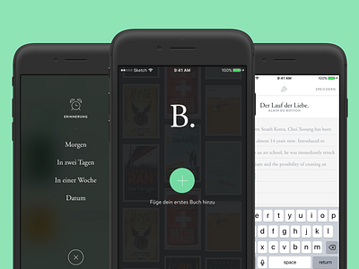 Buch. – Reading Tracker Concept
