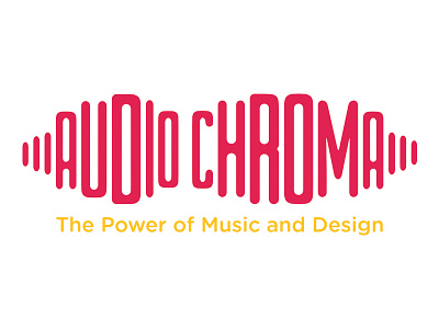 AUDIO CHROMA Logo audio logo design logo music logo sound umsl wavelength