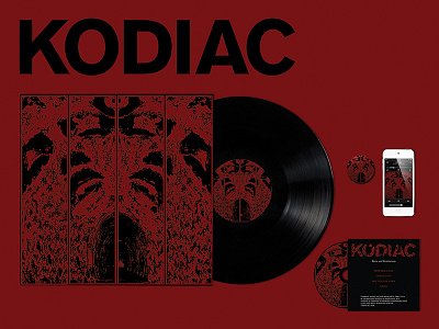 KODIAC "Being and Nothingness" Album Branding album bands cd design kodiac music music design record