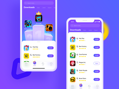 Game store APP app color design game gradient icon illustration logo store ui ux vector