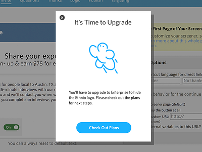 Upgrade Prompt saas upgrade prompt