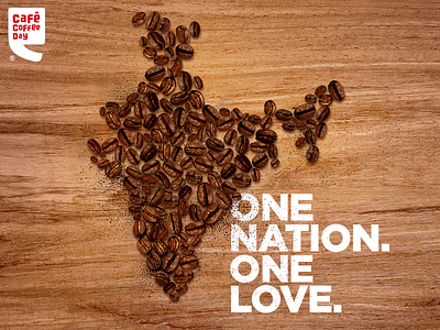 Café Coffee Day | Artwork for Independence Day'17 beans brown cafe cafe coffee day coffee coffee lovers cold hot india nation united wooden