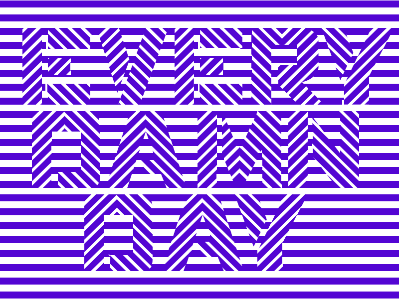 Every. Damn. Day. 365 everyday geometric illusion inspiration lines make it count nike typography ultraviolet