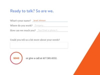 MsV6 Menu Contact Form