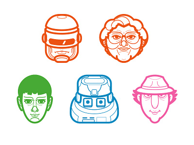 Can You Name These Characters? agency branding business cards departments designer designers guidelines icons illustration logos mostly serious