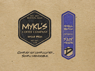 MYKL's Coffee Branding branding coffee logo mykls stamps
