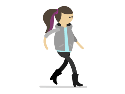 Walk it out after effects animation character animation strut walk