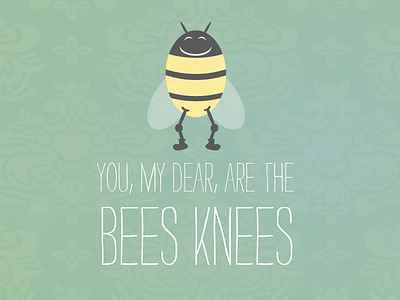 Bee's Knees bee bees knees bumblebee honey knees