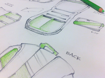 Product Sketch backpack bookbag industrial pack product sketch
