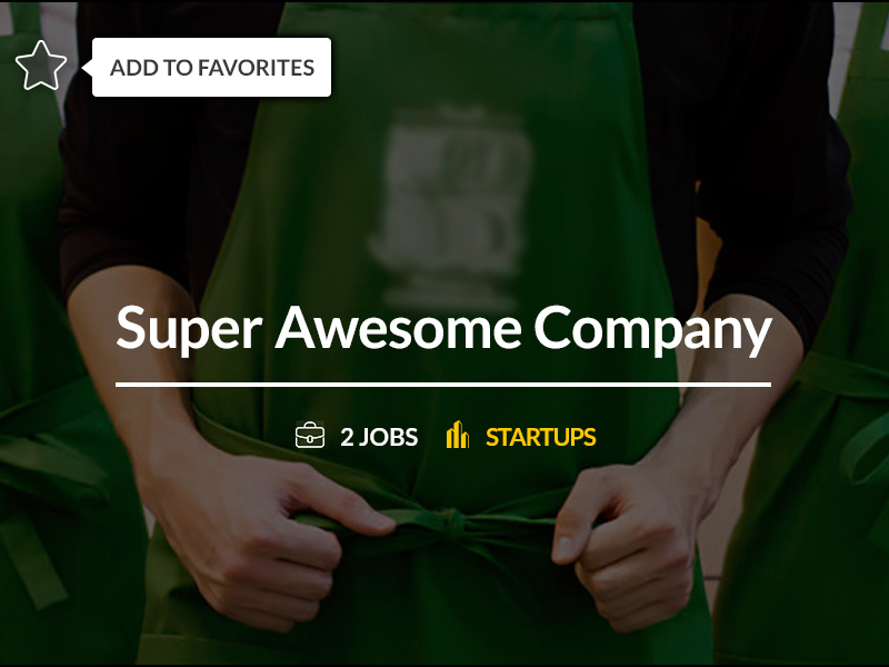 Company profile card ui card job board profile
