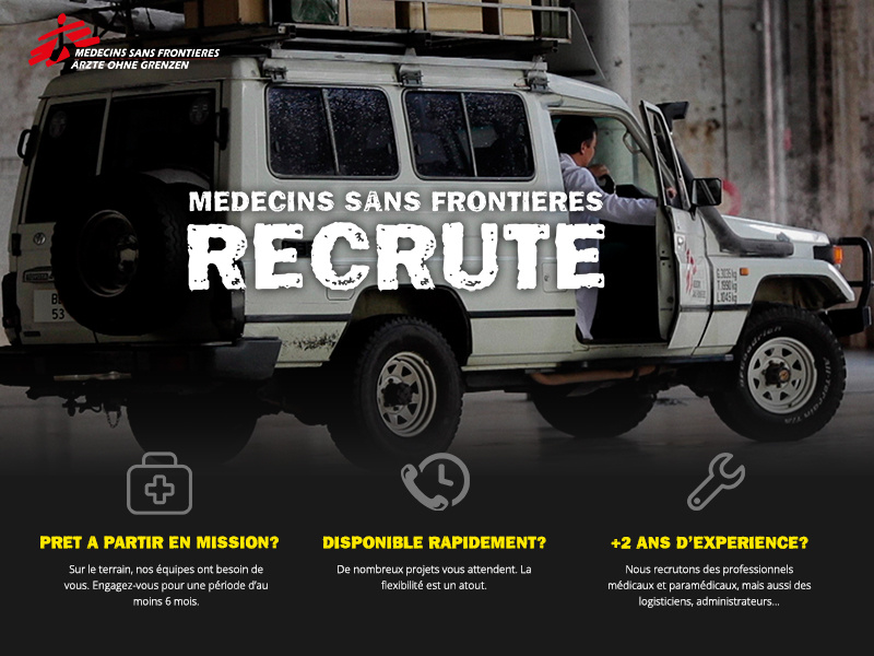 MSF Recruiting Landing Page visual web micro site landing page ui