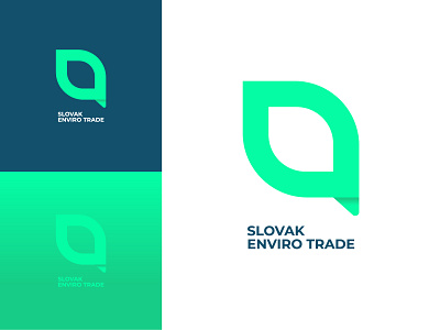 Slovak Enviro Trade logo branding design flat illustration logo logo design logotype design minimalist design minimalist logo