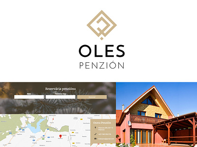 Oles Penzion logo + website branding design logo logo design webdesign website