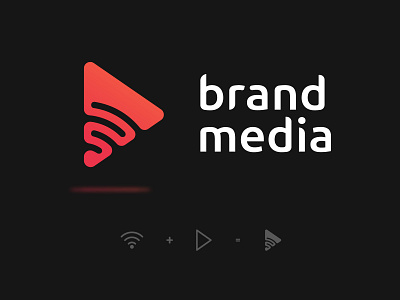 Brandmedia - instore radio logo branding design flat illustration logo logo design logotype design minimalist minimalist design website