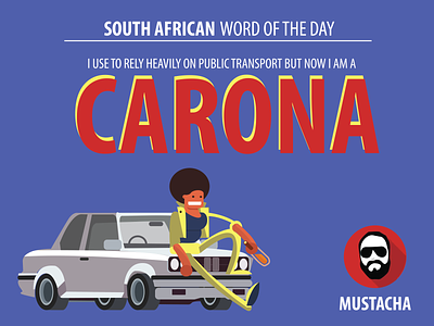 What can i say... my mind is broken carona flat illustration illustrator southafrica vector