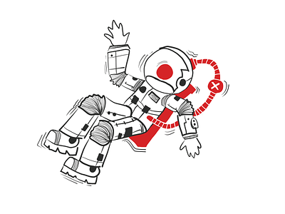 Note10 Astronaught astronaut flat illustration illustrator note10